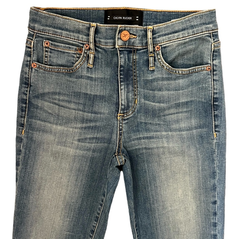 Calvin Rucker See The Love Crop High Rise Jean Size 27 - Picture 13 of 13